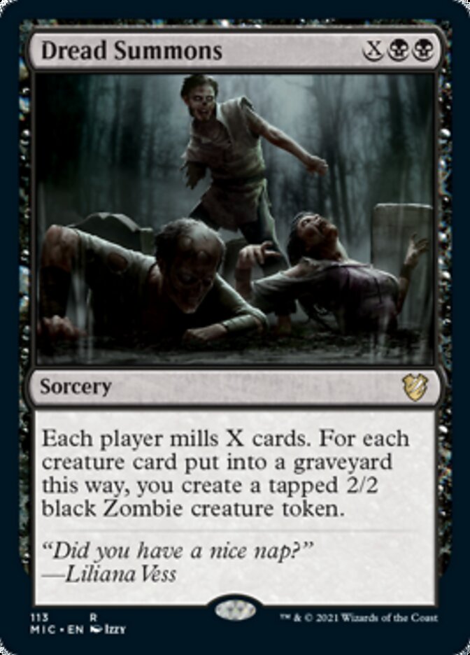 Dread Summons [Innistrad: Midnight Hunt Commander] | Clutch Gaming