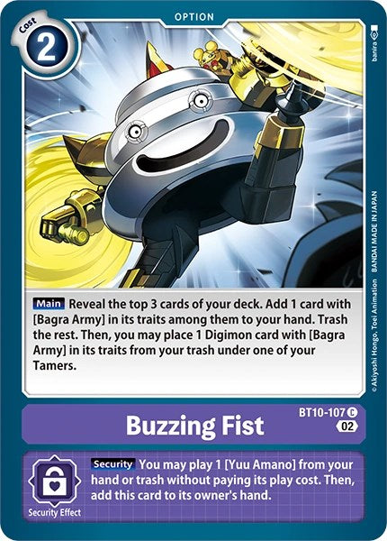 Buzzing Fist [BT10-107] [Revision Pack Cards] | Clutch Gaming