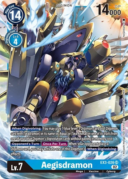 Aegisdramon [EX3-026] [Revision Pack Cards] | Clutch Gaming