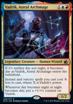 Vadrik, Astral Archmage (Promo Pack) [Innistrad: Midnight Hunt Promos] | Clutch Gaming