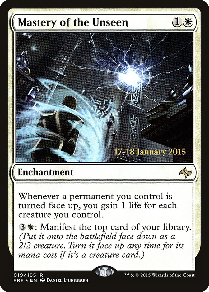 Mastery of the Unseen [Fate Reforged Prerelease Promos] | Clutch Gaming