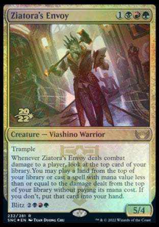 Ziatora's Envoy [Streets of New Capenna Prerelease Promos] | Clutch Gaming