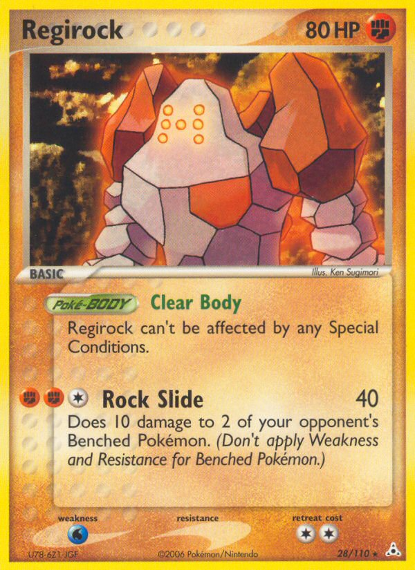 Regirock (28/110) [EX: Holon Phantoms] | Clutch Gaming