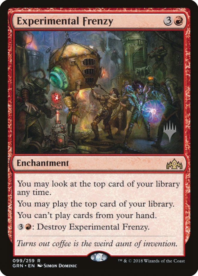 Experimental Frenzy (Promo Pack) [Guilds of Ravnica Promos] | Clutch Gaming