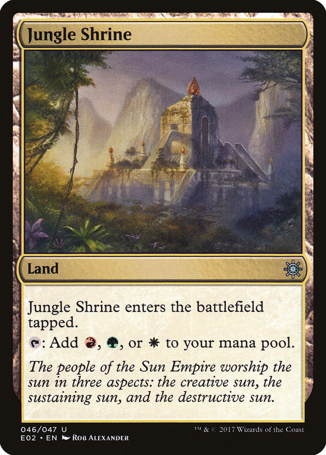 Jungle Shrine [Explorers of Ixalan] | Clutch Gaming