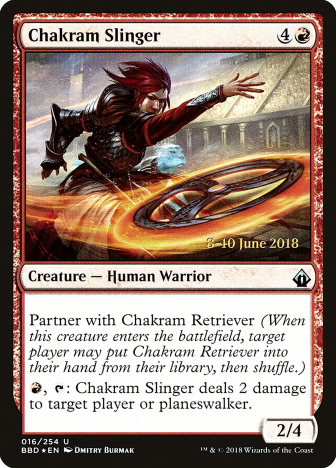 Chakram Slinger [Battlebond Prerelease Promos] | Clutch Gaming