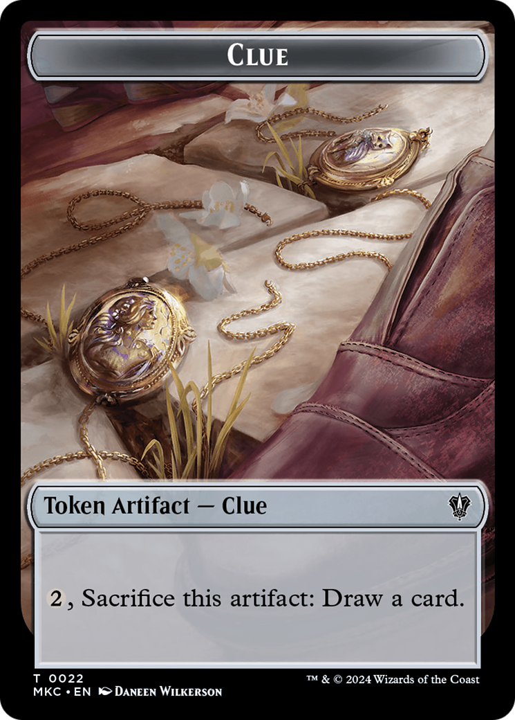 Clue // Insect (0017) Double-Sided Token [Murders at Karlov Manor Commander Tokens] | Clutch Gaming