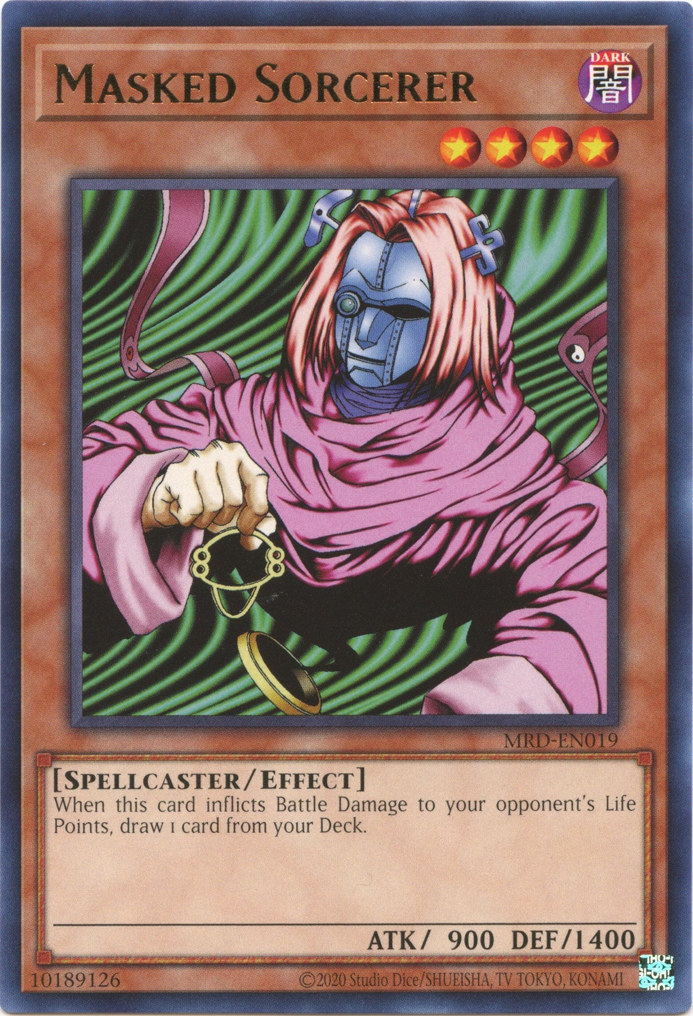 Masked Sorcerer (25th Anniversary) [MRD-EN019] Rare | Clutch Gaming