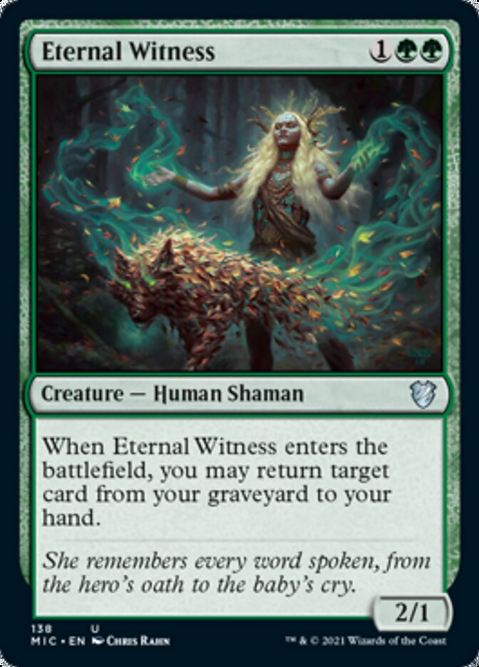 Eternal Witness [Innistrad: Midnight Hunt Commander] | Clutch Gaming