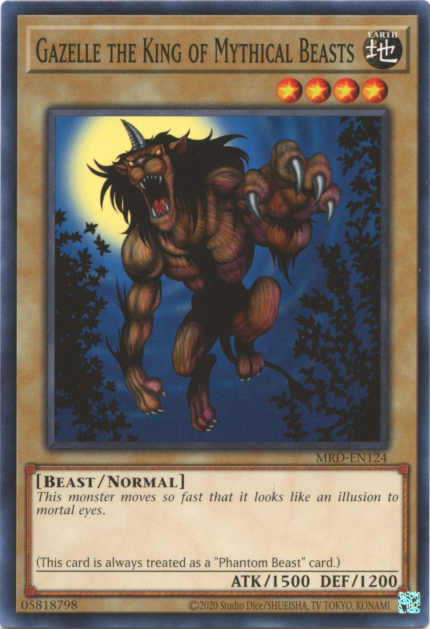 Gazelle the King of Mythical Beasts (25th Anniversary) [MRD-EN124] Common | Clutch Gaming
