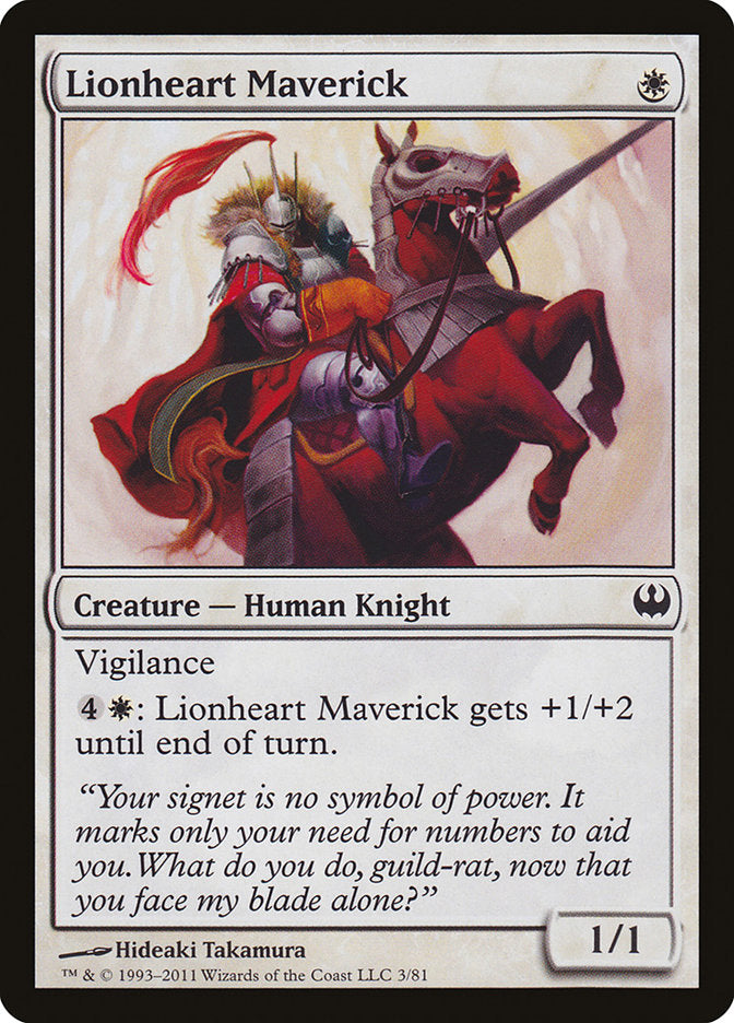 Lionheart Maverick [Duel Decks: Knights vs. Dragons] | Clutch Gaming