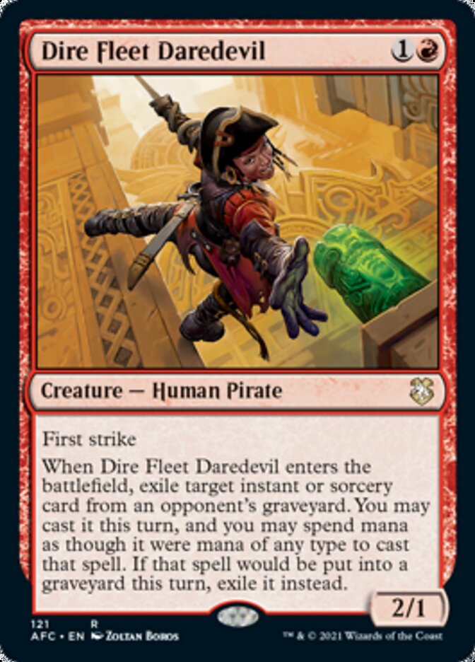 Dire Fleet Daredevil [Dungeons & Dragons: Adventures in the Forgotten Realms Commander] | Clutch Gaming