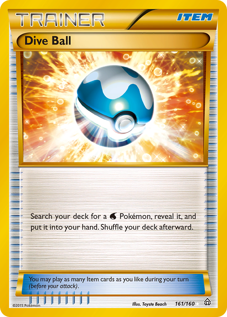 Dive Ball (161/160) [XY: Primal Clash] | Clutch Gaming