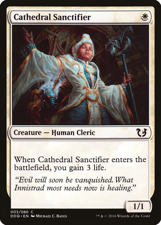 Cathedral Sanctifier [Duel Decks: Blessed vs. Cursed] | Clutch Gaming