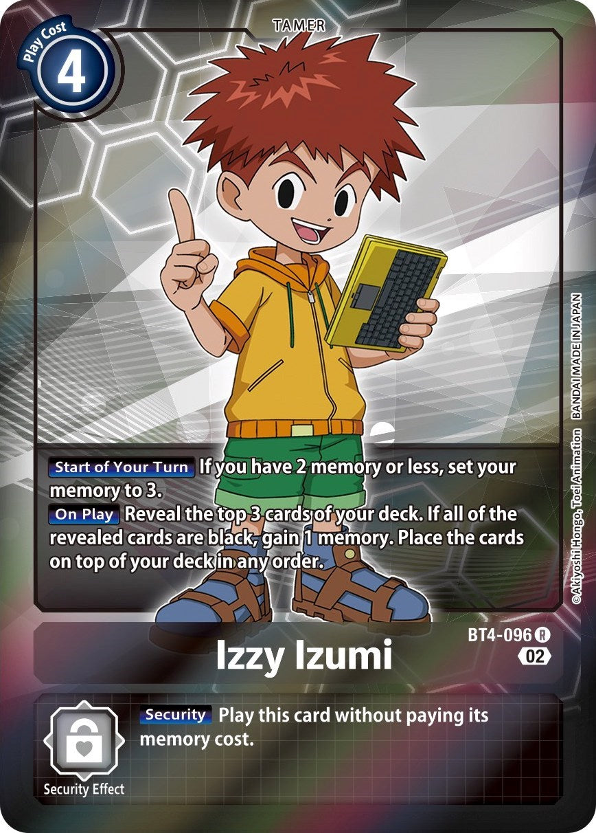 Izzy Izumi [BT4-096] (Alternate Art) [Starter Deck: Ragnaloardmon] | Clutch Gaming