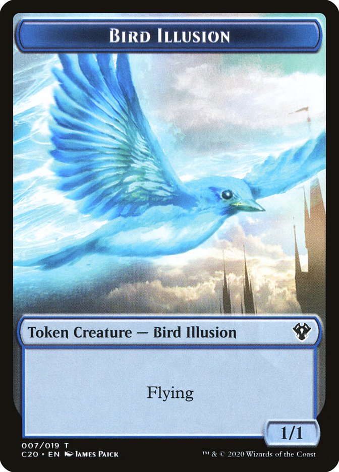 Bird Illusion Token [Commander 2020] | Clutch Gaming