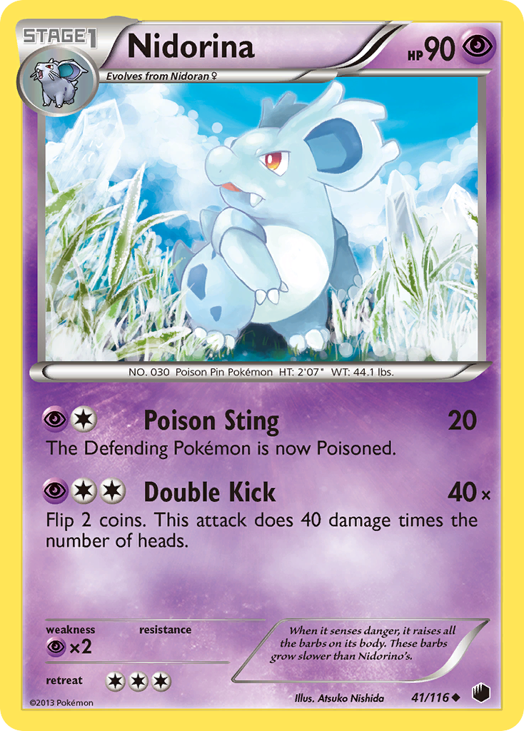 Nidorina (41/116) [Black & White: Plasma Freeze] | Clutch Gaming