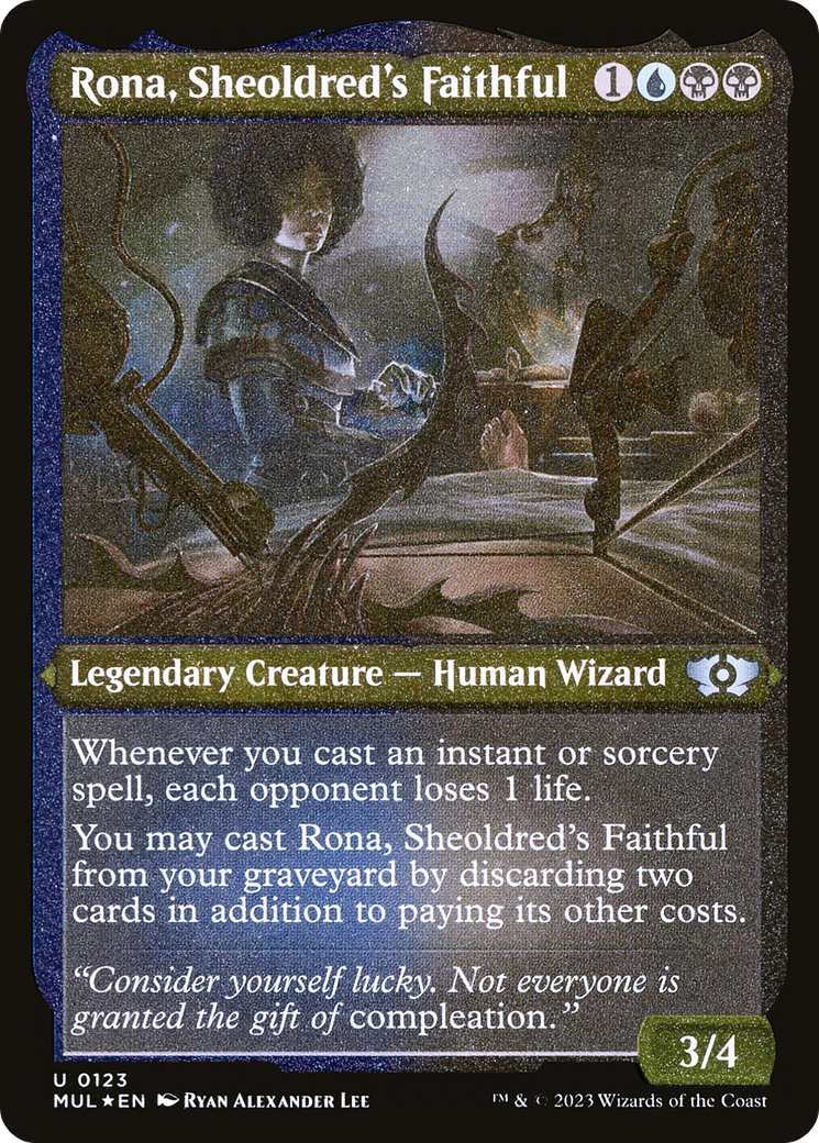 Rona, Sheoldred's Faithful (Foil Etched) [Multiverse Legends] | Clutch Gaming