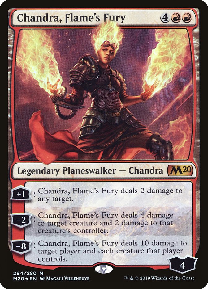 Chandra, Flame's Fury [Core Set 2020] | Clutch Gaming