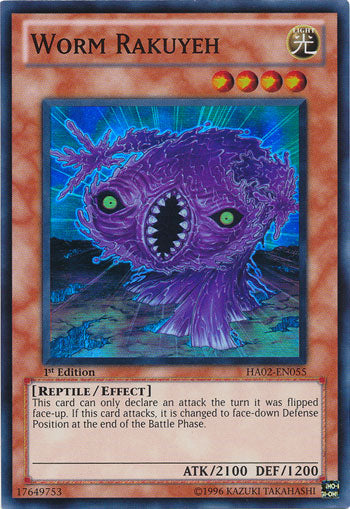Worm Rakuyeh [HA02-EN055] Super Rare | Clutch Gaming