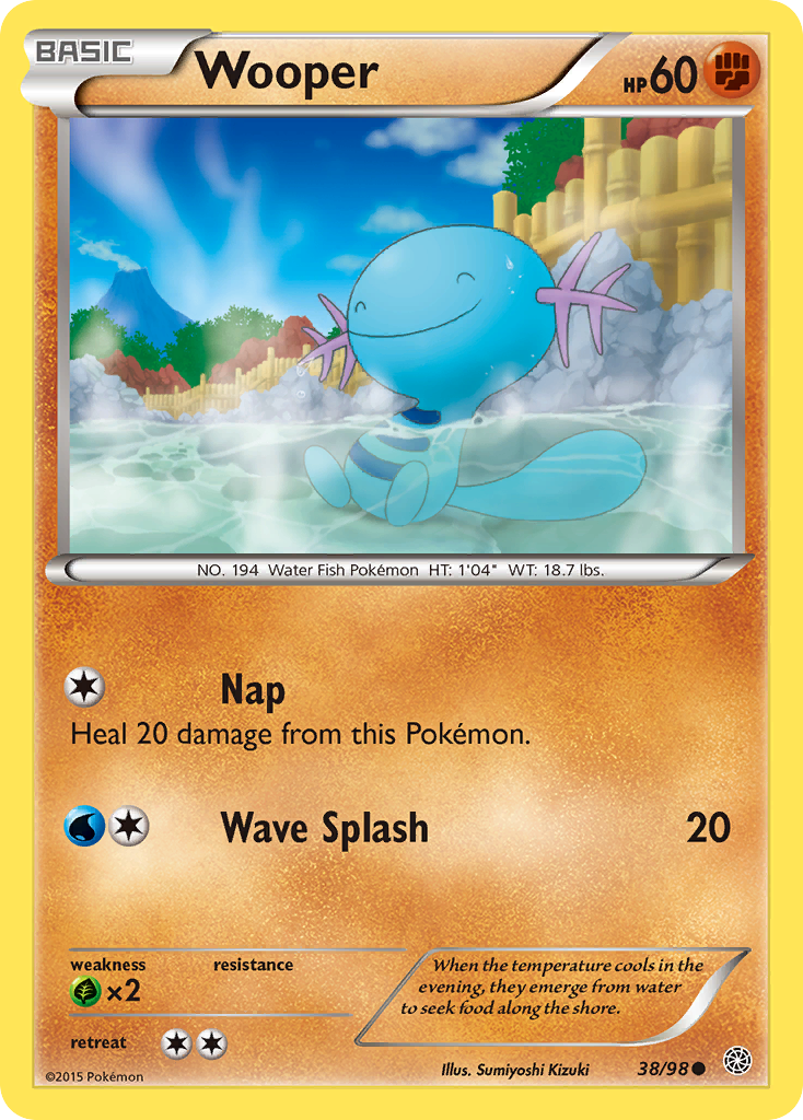 Wooper (38/98) [XY: Ancient Origins] | Clutch Gaming