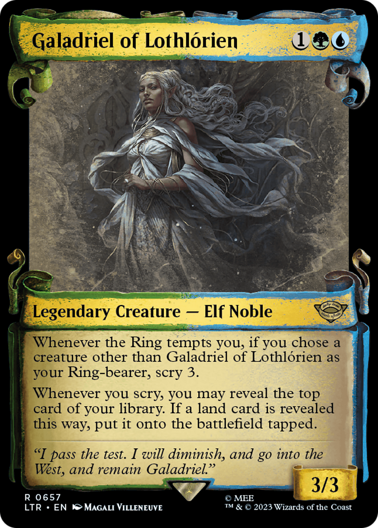 Galadriel of Lothlorien [The Lord of the Rings: Tales of Middle-Earth Showcase Scrolls] | Clutch Gaming