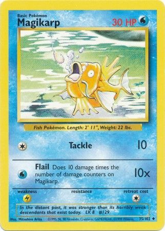 Magikarp (35/102) [Base Set Unlimited] | Clutch Gaming