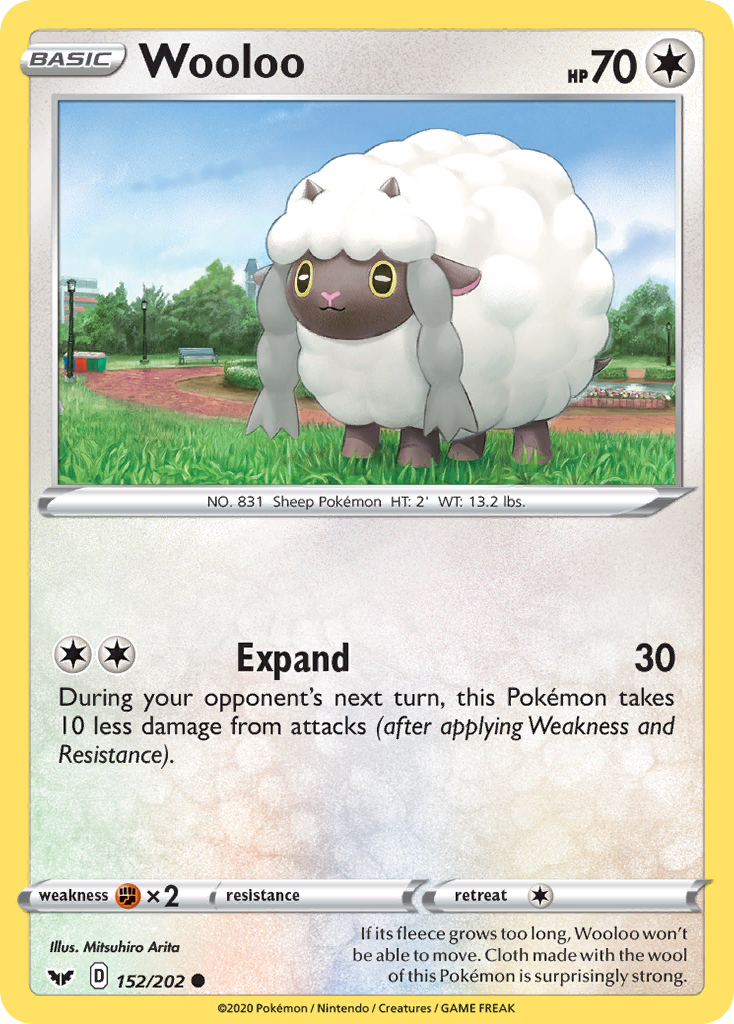 Wooloo (152/202) [Sword & Shield: Base Set] | Clutch Gaming