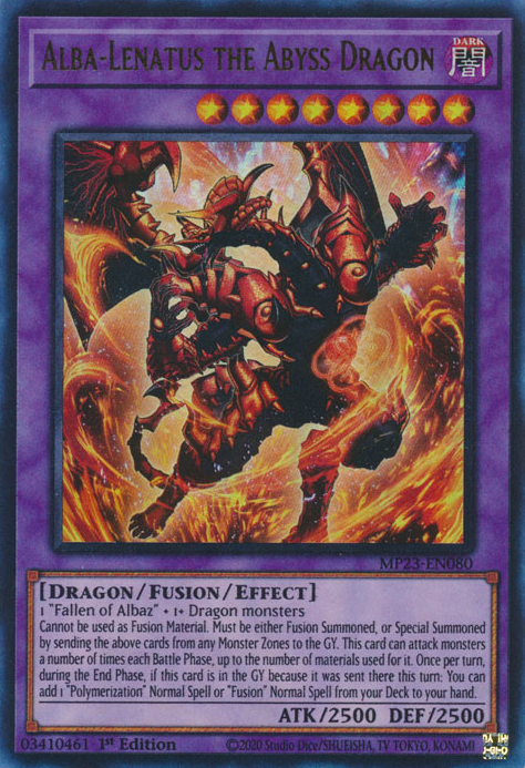 Alba-Lenatus the Abyss Dragon [MP23-EN080] Ultra Rare | Clutch Gaming