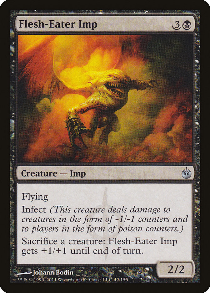 Flesh-Eater Imp [Mirrodin Besieged] | Clutch Gaming