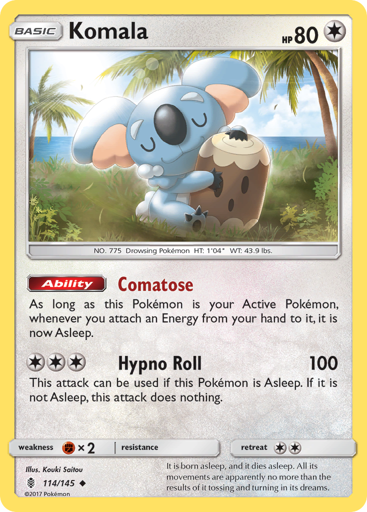 Komala (114/145) [Sun & Moon: Guardians Rising] | Clutch Gaming