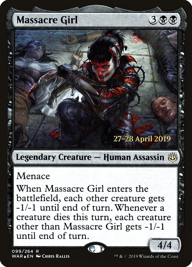 Massacre Girl [War of the Spark Prerelease Promos] | Clutch Gaming