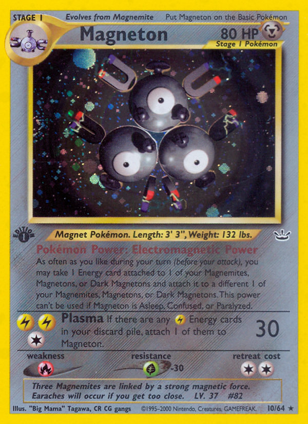 Magneton (10/64) [Neo Revelation 1st Edition] | Clutch Gaming