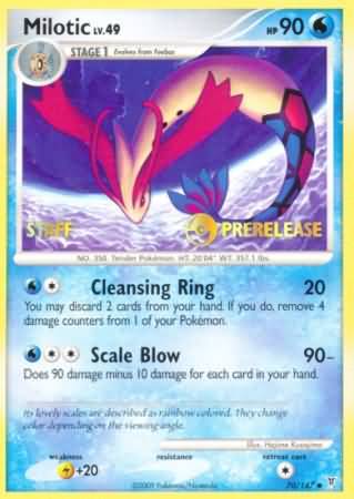 Milotic (70/147) (Staff Prerelease Promo) [Nintendo: Black Star Promos] | Clutch Gaming