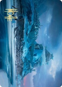 Port of Karfell Art Card (Gold-Stamped Signature) [Kaldheim Art Series] | Clutch Gaming