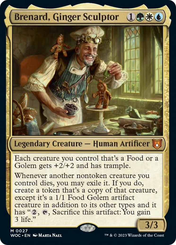 Brenard, Ginger Sculptor [Wilds of Eldraine Commander] | Clutch Gaming