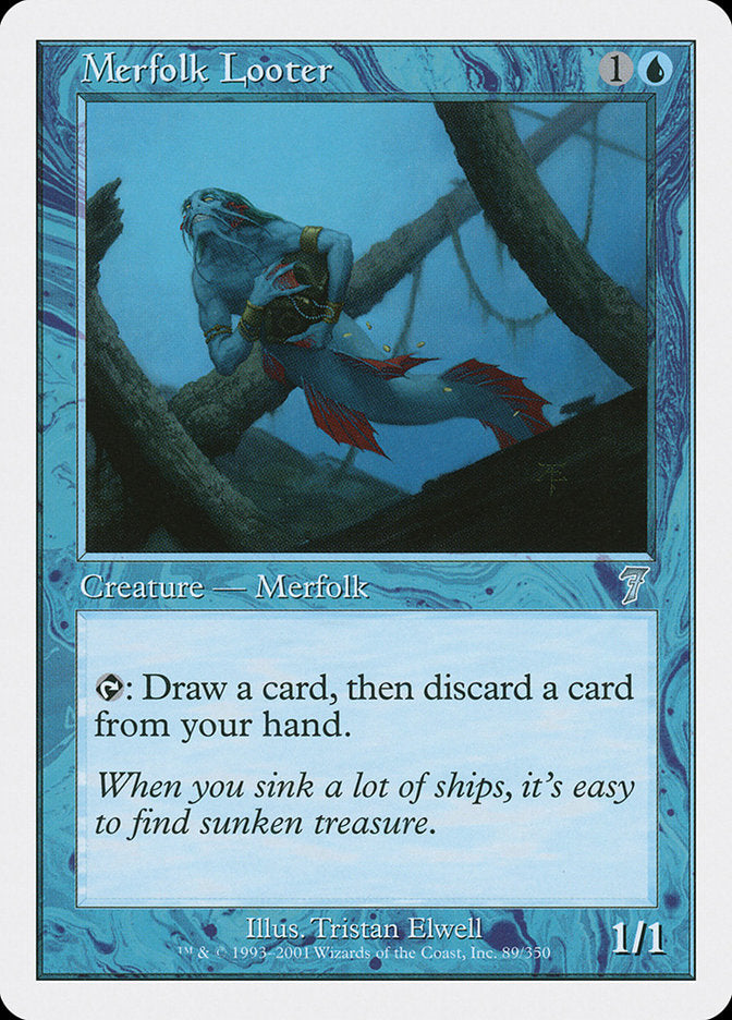 Merfolk Looter [Seventh Edition] | Clutch Gaming