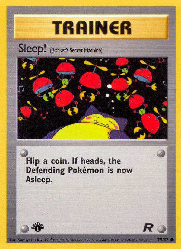 Sleep! (79/82) [Team Rocket 1st Edition] | Clutch Gaming