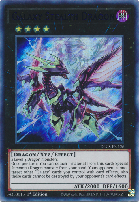 Galaxy Stealth Dragon (Blue) [DLCS-EN126] Ultra Rare | Clutch Gaming