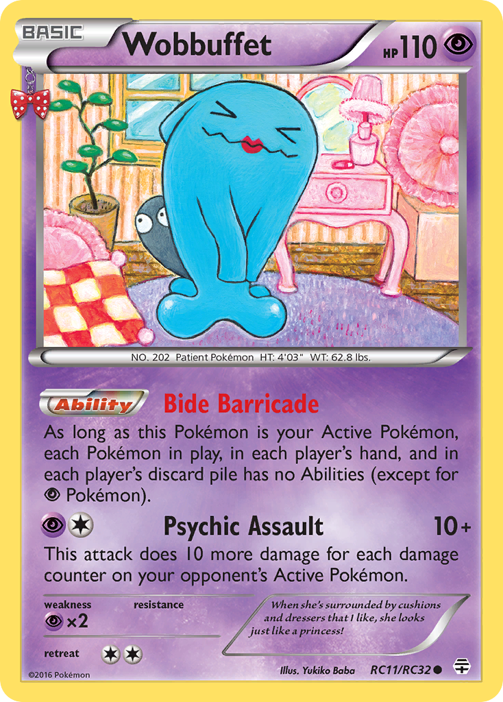 Wobbuffet (RC11/RC32) [XY: Generations] | Clutch Gaming