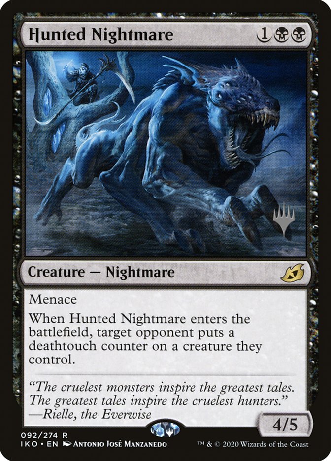 Hunted Nightmare (Promo Pack) [Ikoria: Lair of Behemoths Promos] | Clutch Gaming