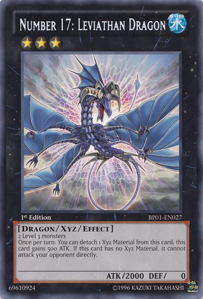 Number 17: Leviathan Dragon [BP01-EN027] Rare | Clutch Gaming