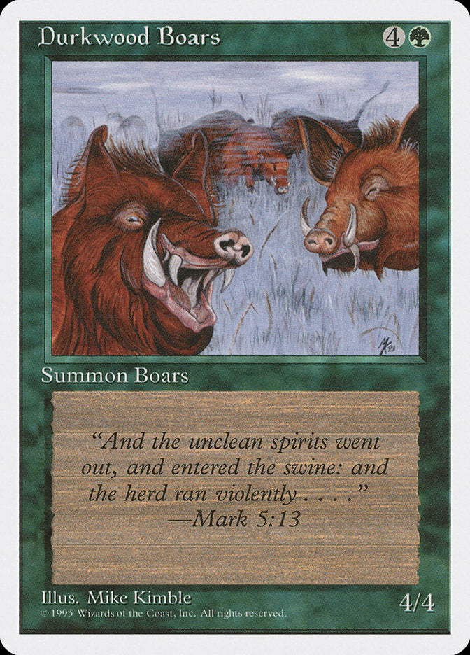 Durkwood Boars [Fourth Edition] | Clutch Gaming