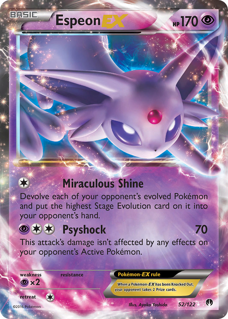 Espeon EX (52/122) [XY: BREAKpoint] | Clutch Gaming