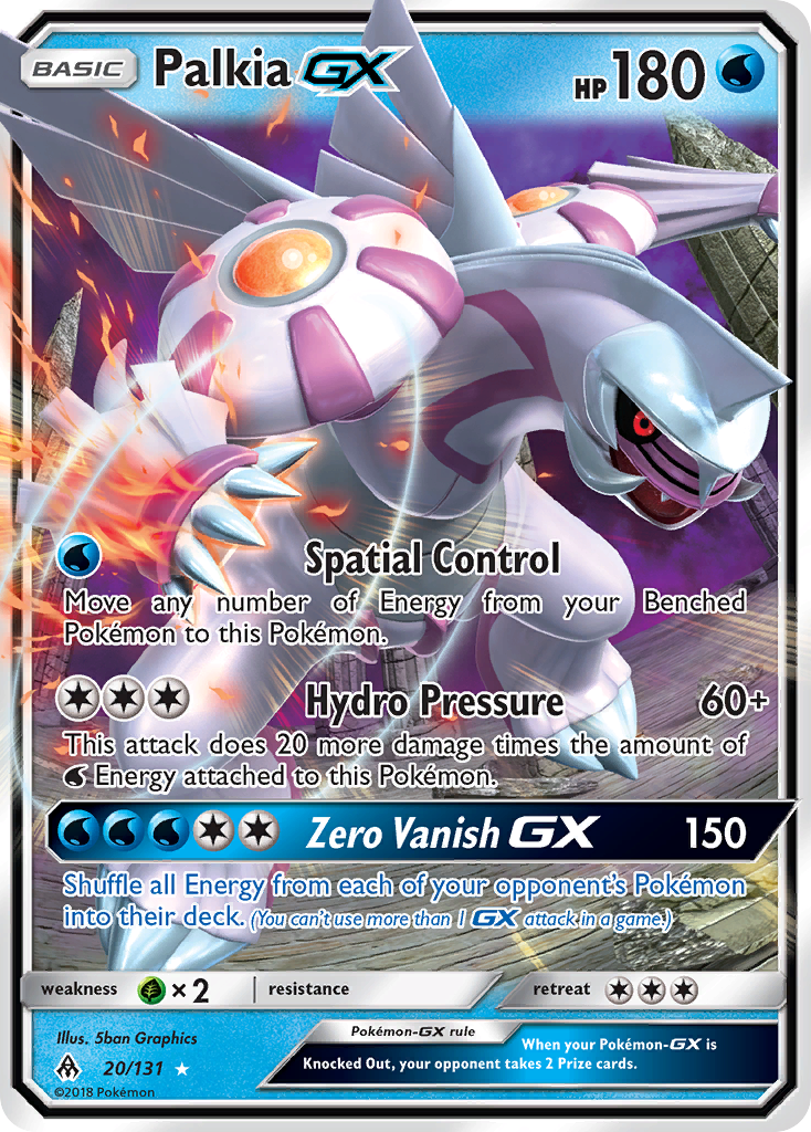 Palkia GX (20/131) [Sun & Moon: Forbidden Light] | Clutch Gaming