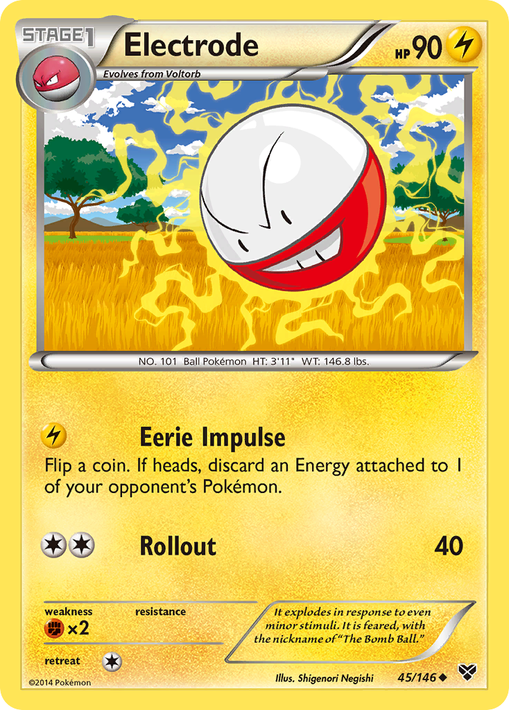 Electrode (45/146) [XY: Base Set] | Clutch Gaming