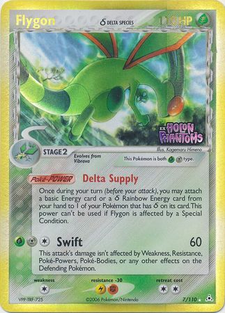 Flygon (7/110) (Delta Species) (Stamped) [EX: Holon Phantoms] | Clutch Gaming