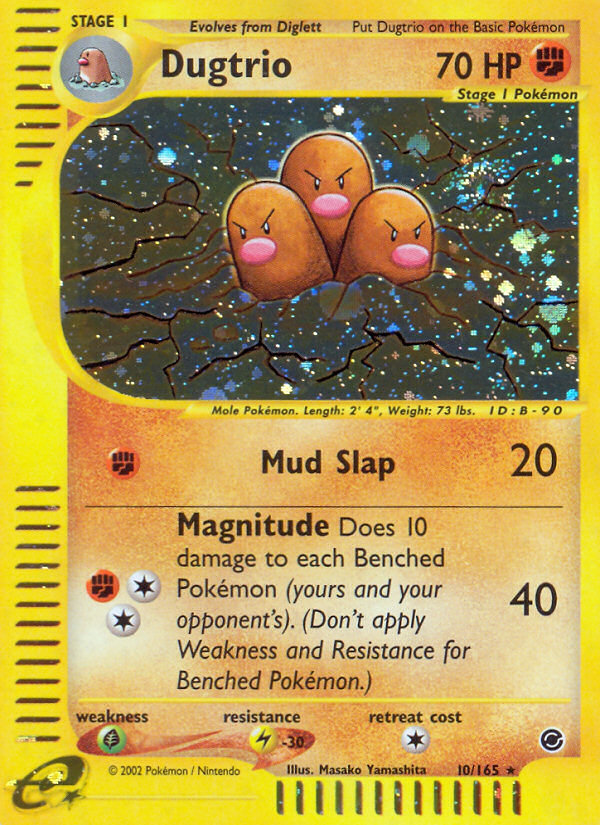 Dugtrio (10/165) [Expedition: Base Set] | Clutch Gaming