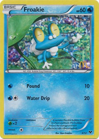 Froakie (4/12) [McDonald's Promos: 2014 Collection] | Clutch Gaming