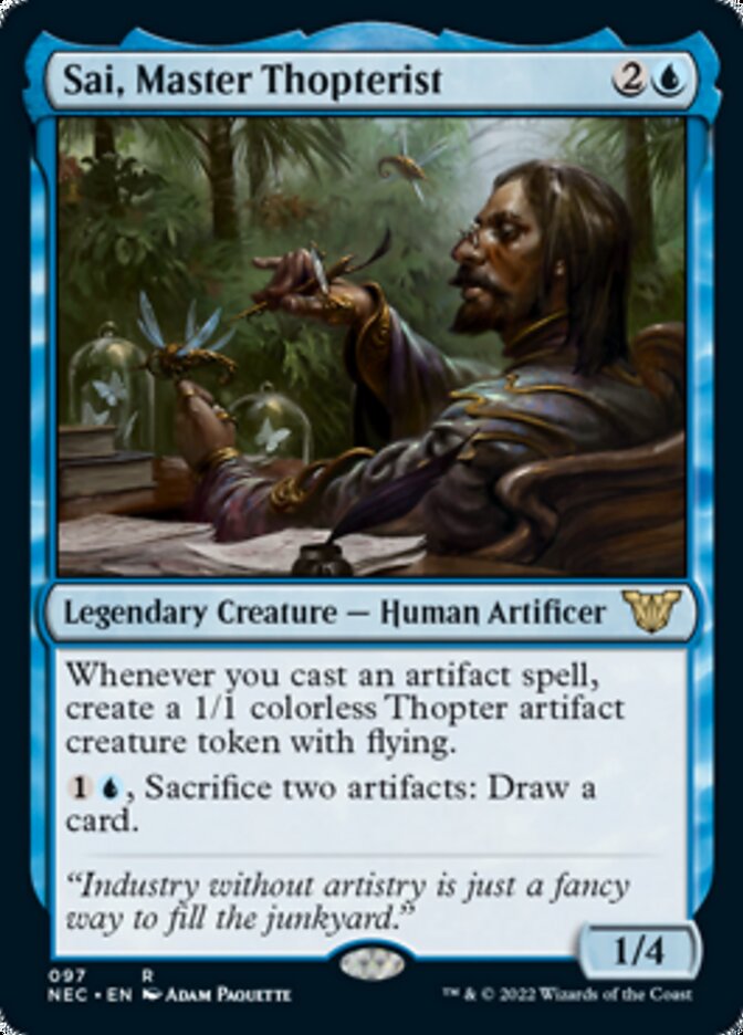 Sai, Master Thopterist [Kamigawa: Neon Dynasty Commander] | Clutch Gaming